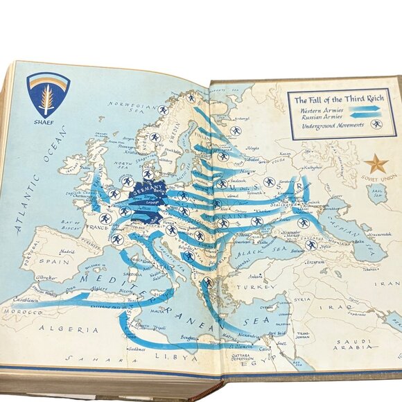 The Rise And Fall Of The Third Reich By William L. Shirer Hardcover 1960 - Picture 15 of 15